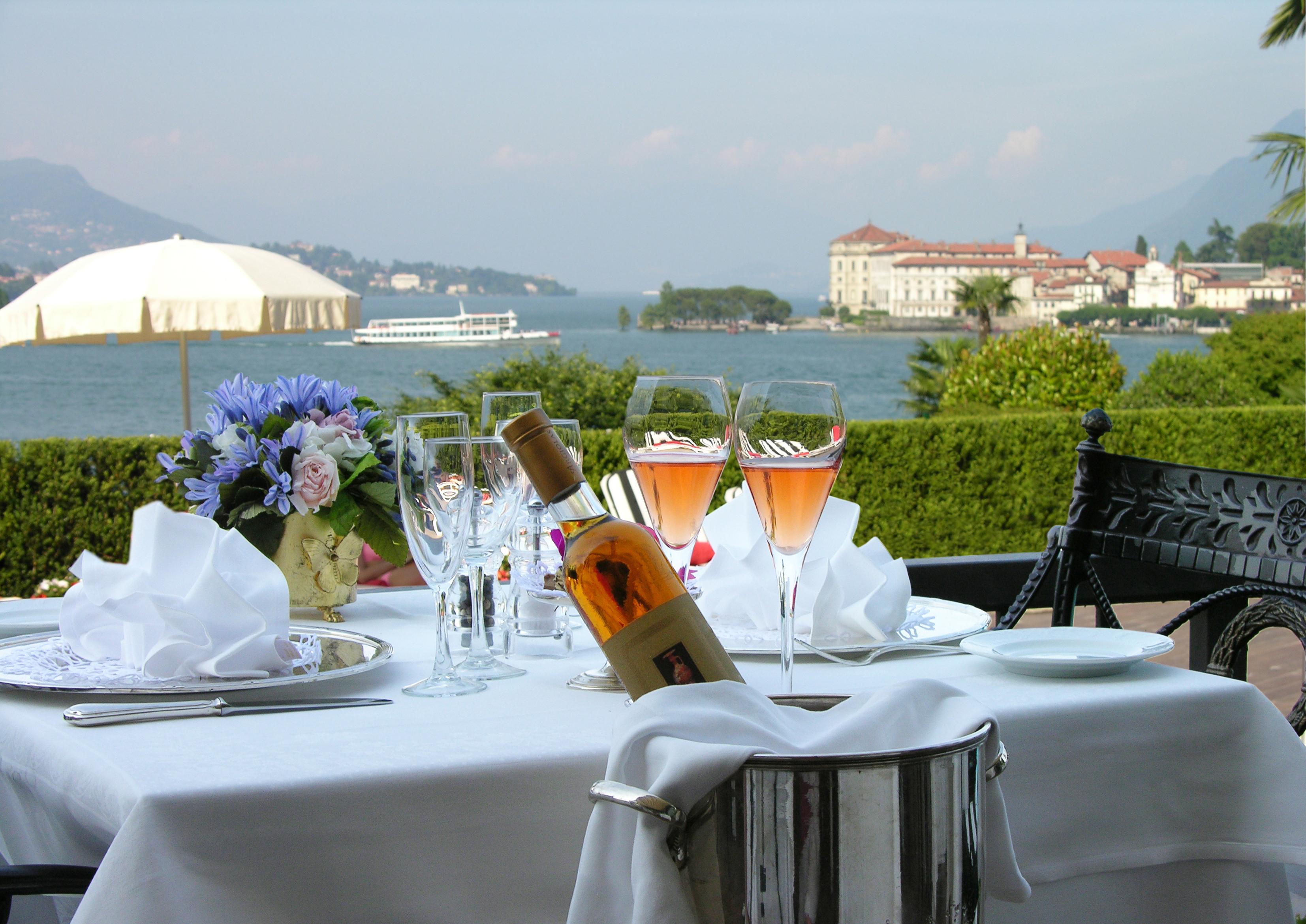 Hotel Villa E Palazzo Aminta Stresa Restoran fotoğraf
